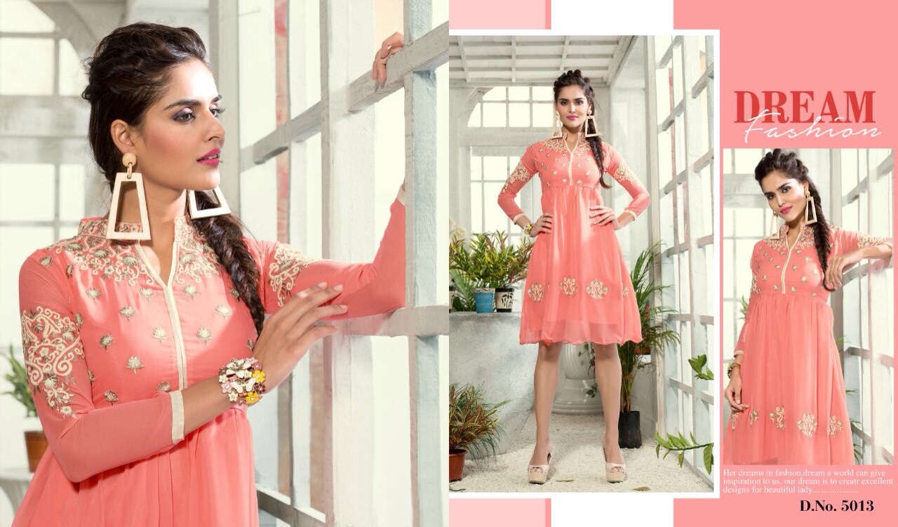 Levisha 5013 To 5022 Series By M.pankaj Fashion Western Beautiful Stylish Designer Embroidered Party Wear Georgette Kurtis At Wholesale Price