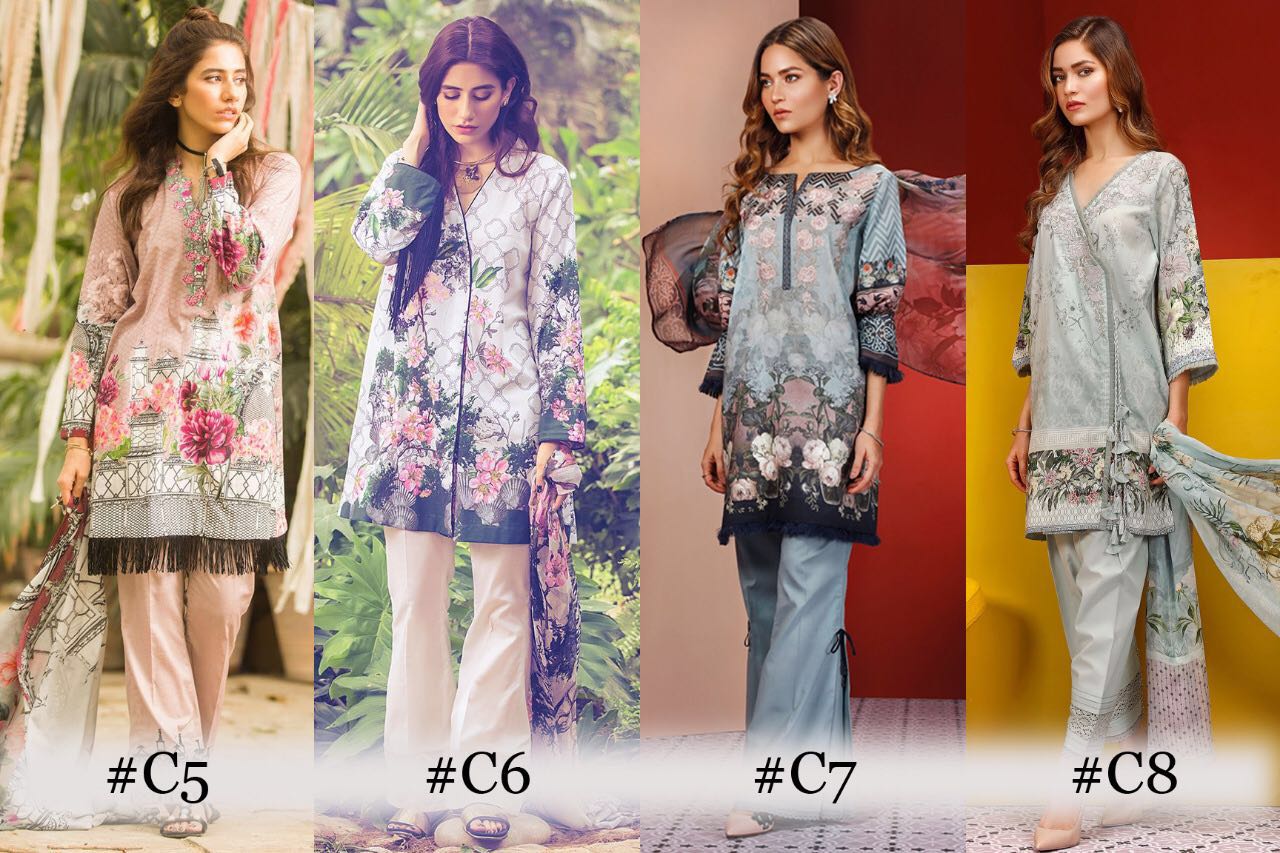 Luxury Silk Collection Vol-2 By Cs C5 To C8 Series Designer Pakistani Embroidered Suits Beautiful Colorful Fancy Party Wear & Occasional Wear Digital Printed Silk Dresses At Wholesale Price