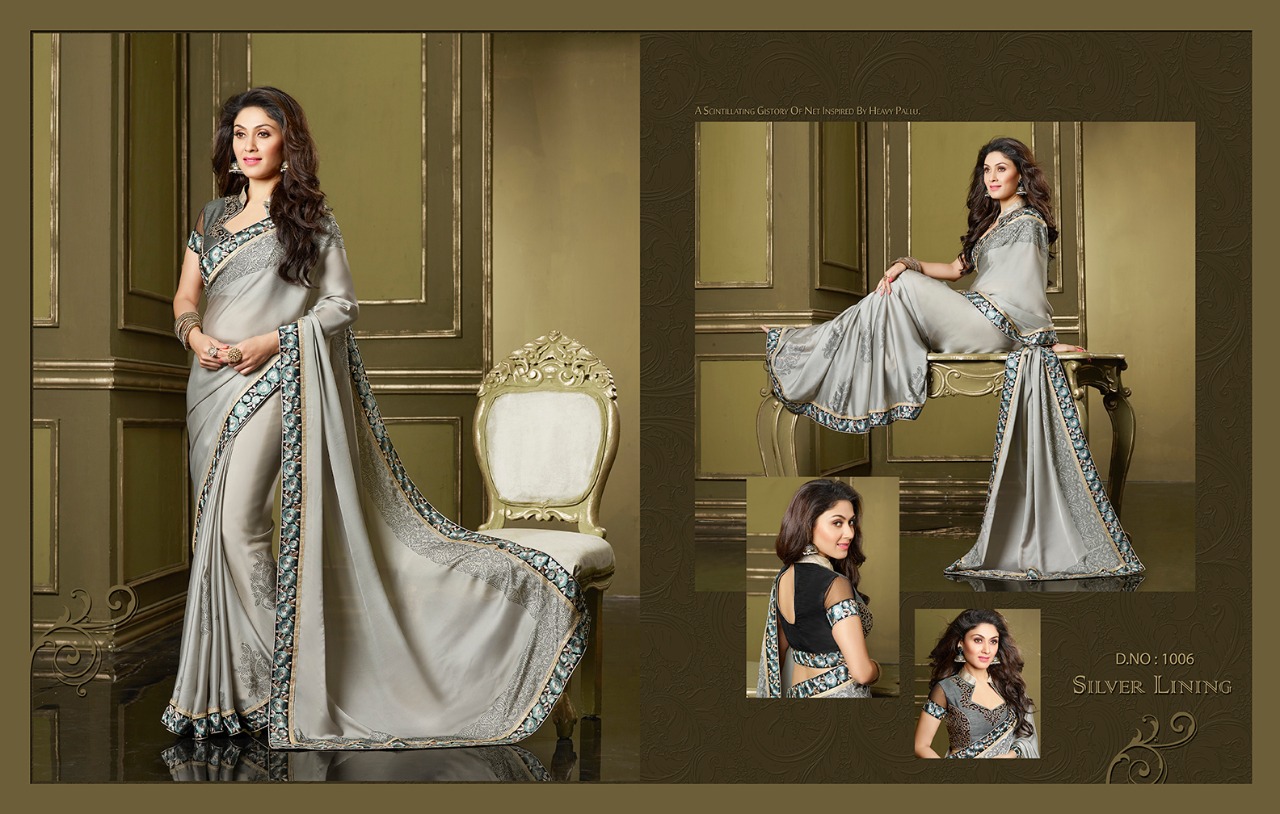 Manjari Fadnis 1000 Series By Fiona 1001 To 1009 Series Designer Wedding Collection Beautiful Stylish Colorful Fancy Party Wear & Occasional Wear Pure Heavy Georgette Embroidered Sarees At Wholesale Price