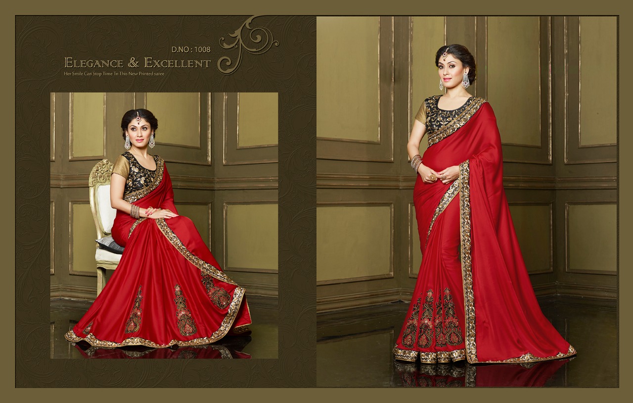 Manjari Fadnis 1000 Series By Fiona 1001 To 1009 Series Designer Wedding Collection Beautiful Stylish Colorful Fancy Party Wear & Occasional Wear Pure Heavy Georgette Embroidered Sarees At Wholesale Price