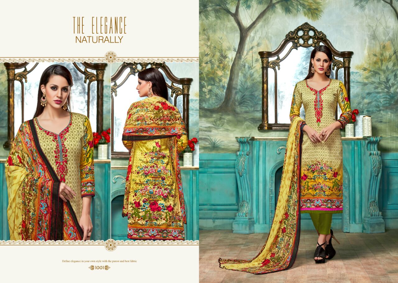 Mariya By Shri Vijay 1001 To 1008 Series Beautiful Stylish Colorful Fancy Designer Suits Party Wear & Ethnic Wear Pure Jam Cotton Satin Dresses At Wholesale Price
