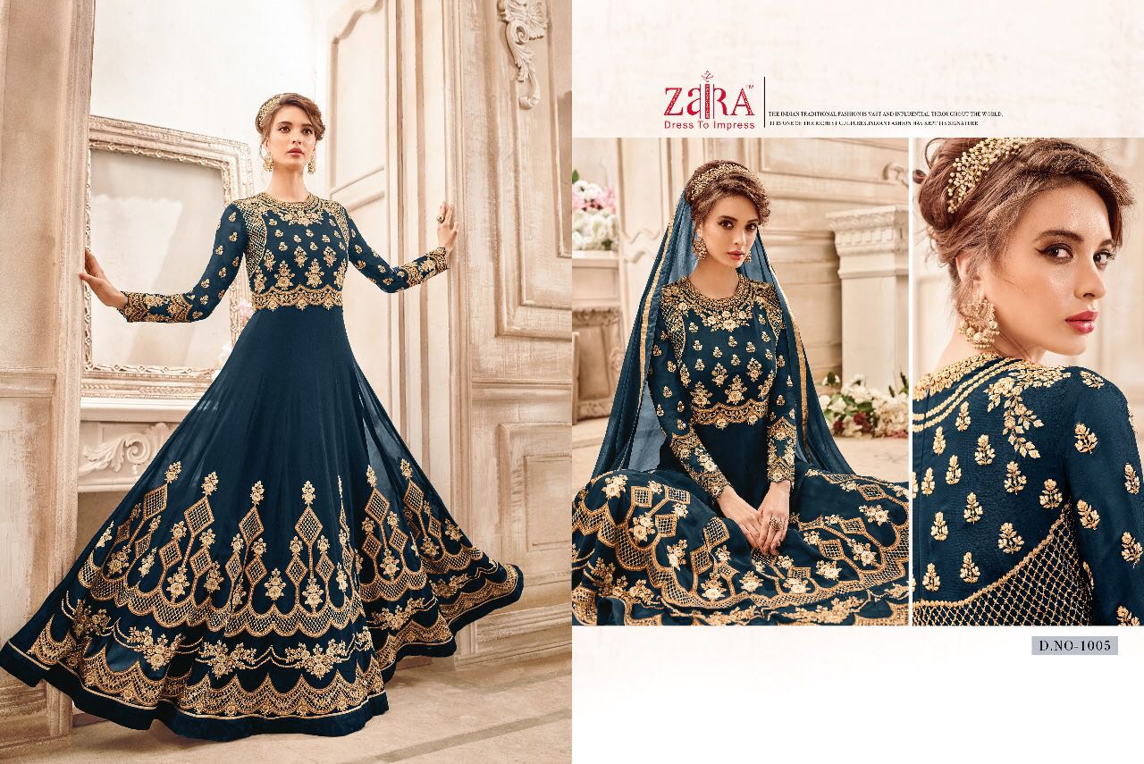 Mastani By Zaira 1001 To 1008 Series Designer Bridal Wear Suits Beautiful Fancy Colorful Party Wear & Occasional Wear Georgette Dresses At Wholesale Price