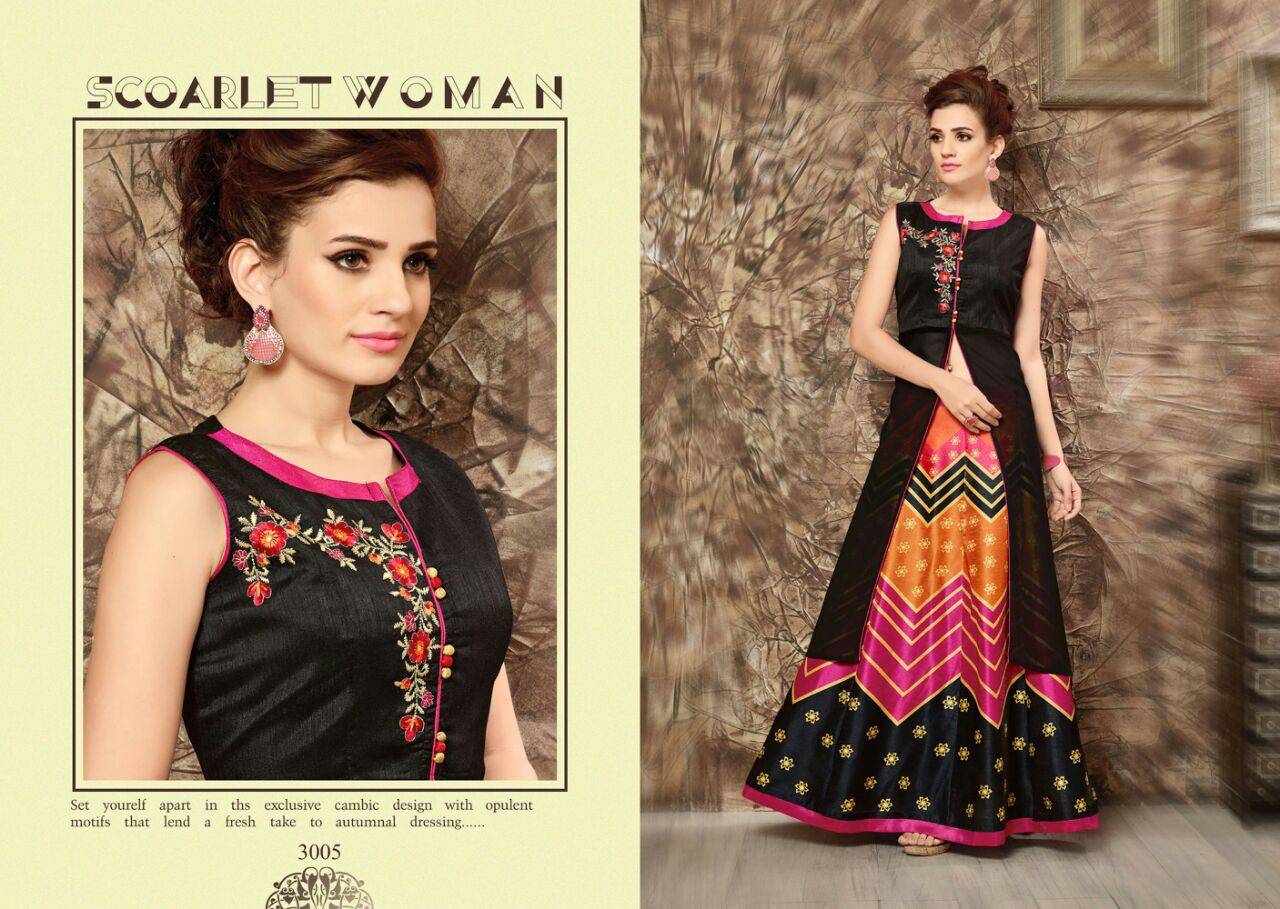 Mehjbin By Swarn Pankh 3001 To 3006 Series Beautiful Stylish Designer Digital Printed Casual Wear Party Wear Fancy Tops & Skirts At Wholesale Price