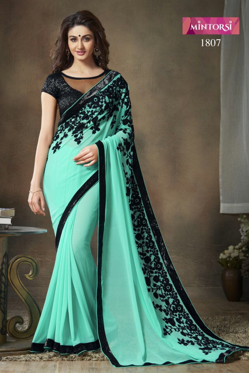 Party wear synthetic saree store