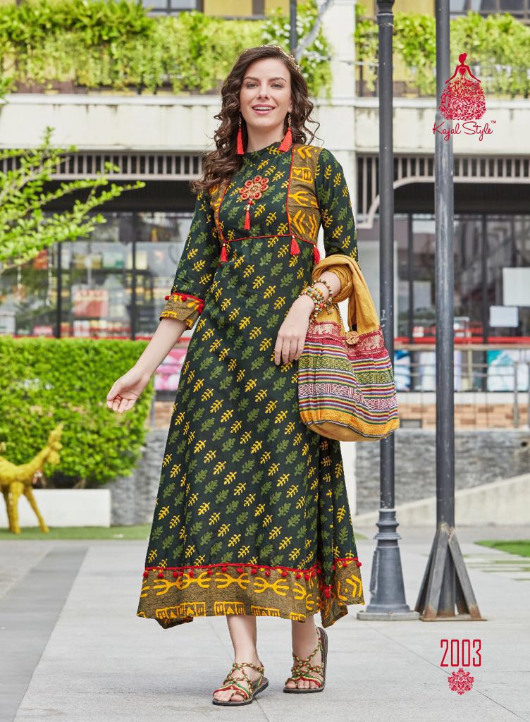 Monza Vol-2 By Kajal Style 2001 To 2012 Series Designer Stylish Fancy Beautiful Colorful Casual Wear & Ethnic Wear Lawn Cotton Printed Long Kurtis At Wholesale Price