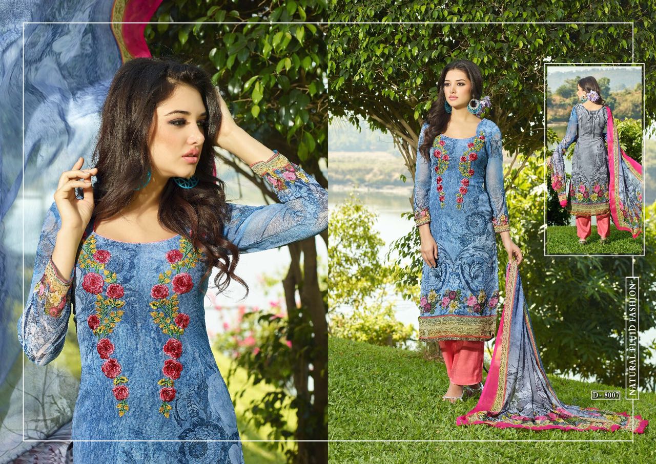 Moon Rise By Vol 8 By Mayur Fashion 8001 To 8010 Series Beautiful Stylish Designer Digital Printed And Embroidered Casual Wear Georgette Dresses At Wholesale Price
