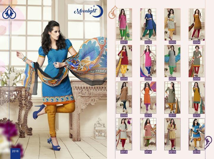 Moonlight 2001 To 2016 Series By Anmol Tex Beautiful Colorful Stylish Pretty Party Wear Occasional Wear Casual Wear Printed Dresses At Wholesale Price