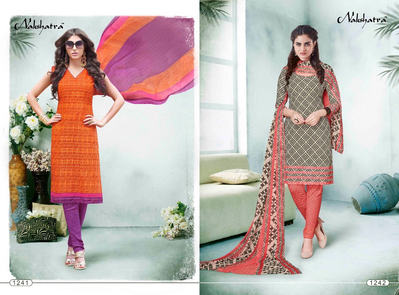 Nakshatra Vol-31 By Anmol Tex 1240 To 1257 Series Beautiful Stylish Designer Printed Casual Wear Leon Dresses At Wholesale Price