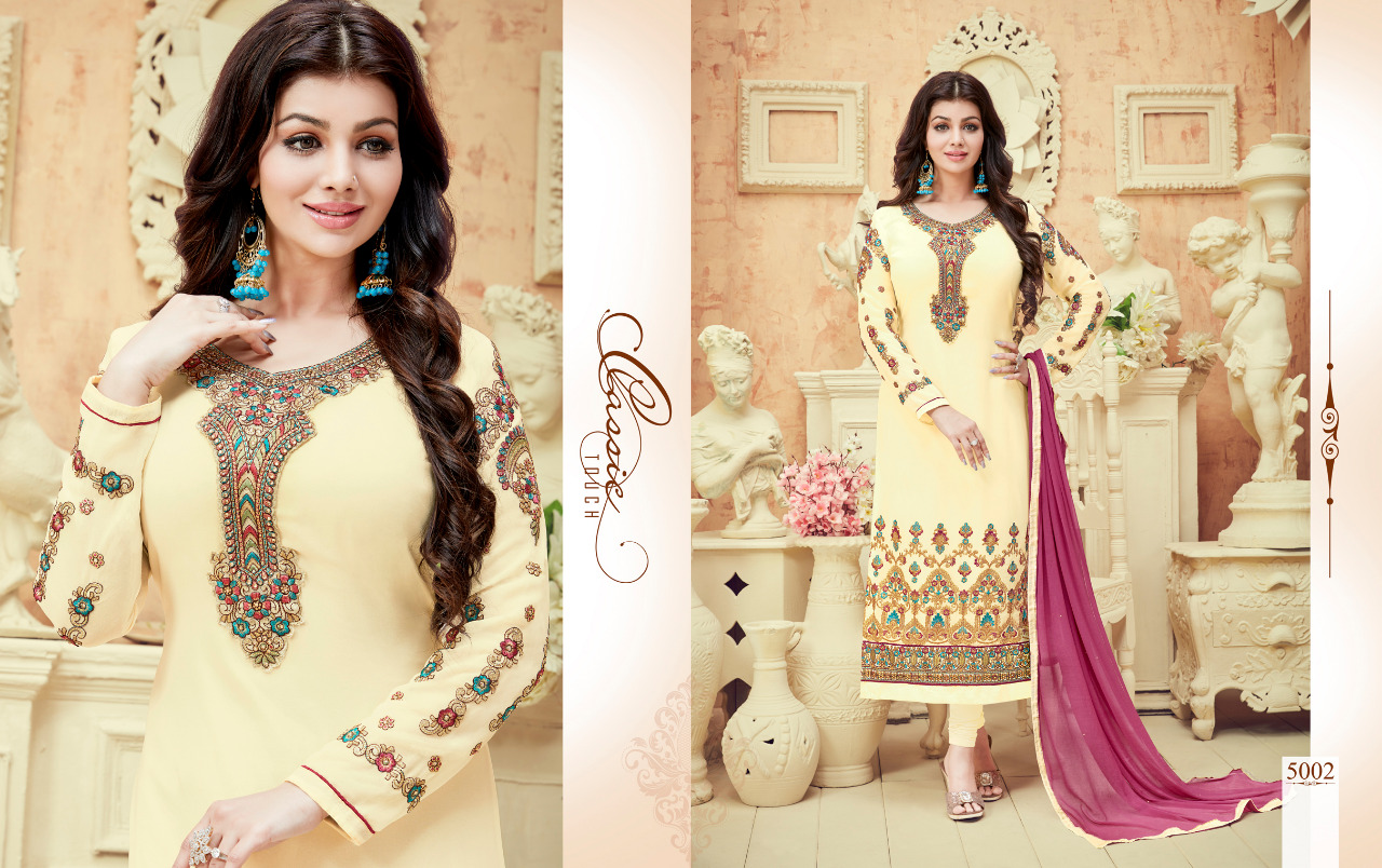 Nakshatra Vol-5 By Antique Creation 5001 To 5008 Series Indian Beautiful Colorful Wedding Collection Occasional Wear & Party Wear Georgette Dresses At Wholesale Price