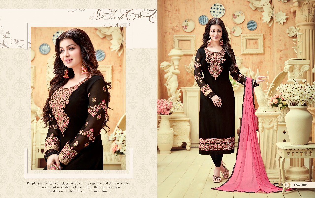 Nakshatra Vol-6 By Antique Creation 6001 To 6008 Series Indian Designer Suits Bollywood Ethnic Wear With Embroidered Work Colorful Stylish Fancy Party Wear & Occasional Wear Georgette Dresses At Wholesale Price