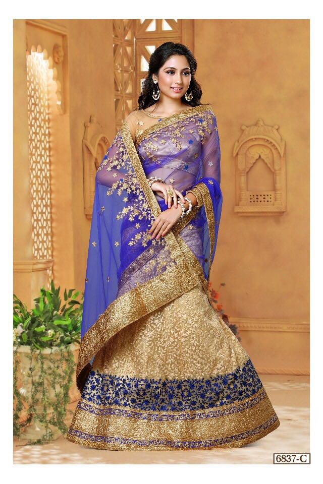 Nandana By Gajiwala 2128-e To 6993-e Series Indian Designer Beautiful Colorful Wedding Collection Party Wear & Occasional Wear Net Embroidered Lehengas At Wholesale Price