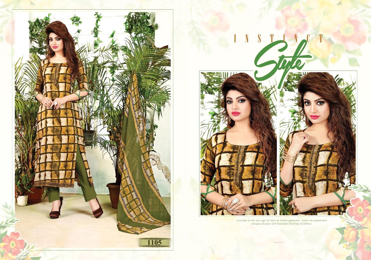 Naziya Vol-2 By Mag 1104 To 1113 Series Beautiful Colourful Ethnic Designer Digital Printed Casual Wear  Fully Cotton Dresses At Wholesale Price