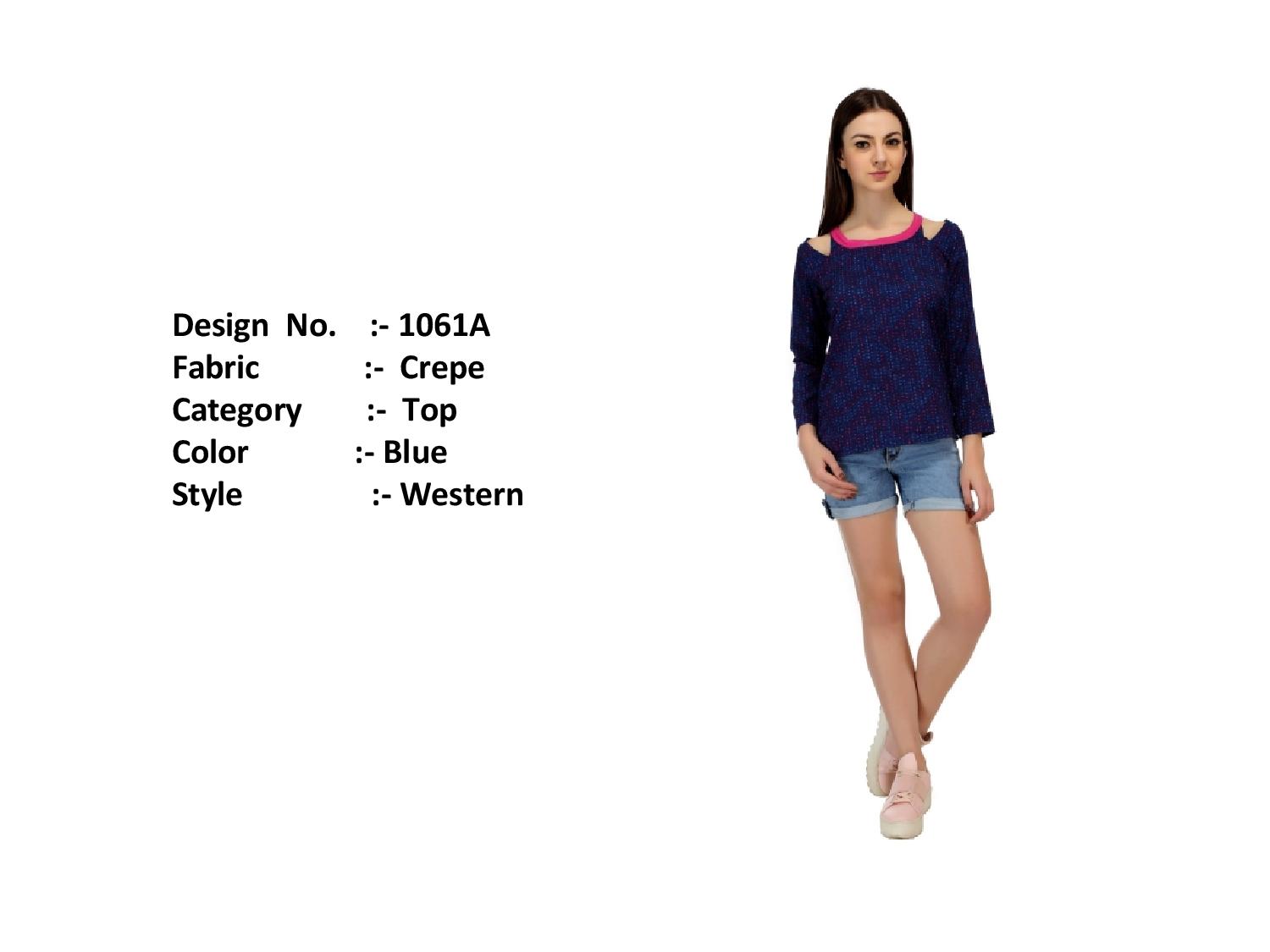 Oovao Vol 1 Rp Trendz Western Beautiful Stylish Designer Ready To Wear Casual Wear Western Tops At Wholesale Price
