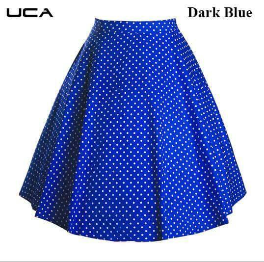 Polka Dot Skirt 01 To 06 Series By Uca Beautiful Colourful Stylish Fancy Pretty Party Wear Occasional Wear Casual Wear Printed Skirt At Wholesale Price