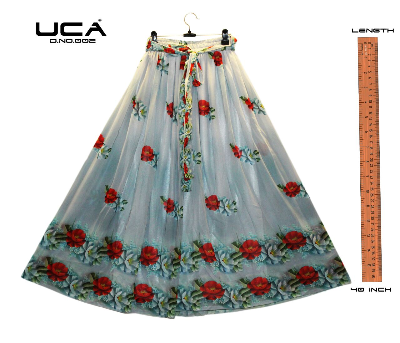 Printed Skirt-11 001 To 017 Series By Uca Beautiful Colourful Stylish Fancy Pretty Party Wear Occasional Wear Casual Wear Printed Georgette Skirt At Wholesale Price