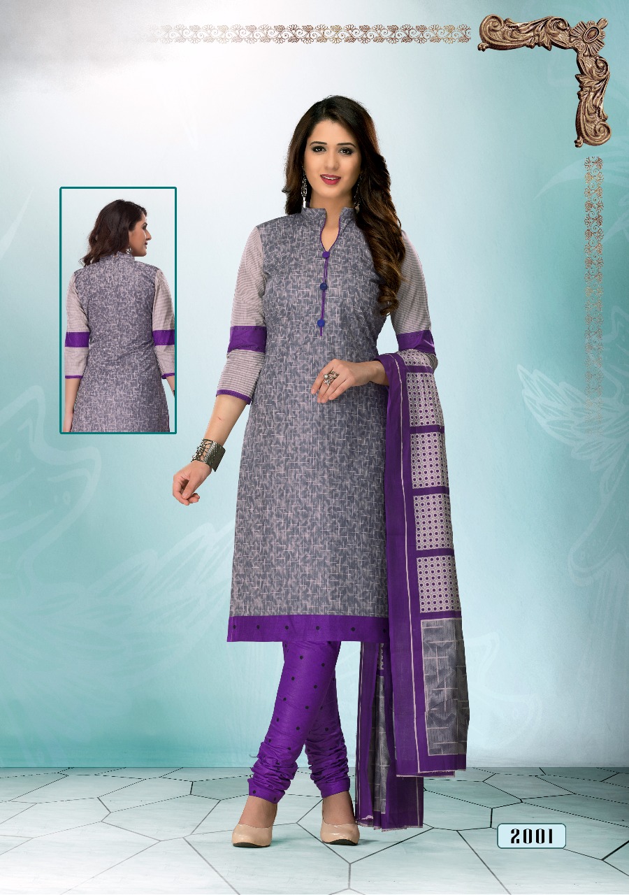 Priyanjali Vol-2 By Meenaxi 2001 To 2011 Series Colorful Beautiful Stylish Printed Casual Wear Cotton Un-stitched Dresses At Wholesale Price