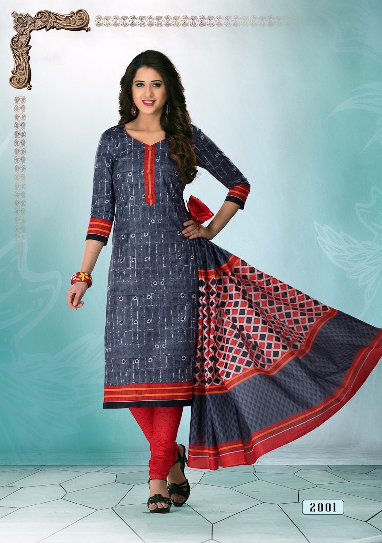 Priyanjali Vol-2 By Meenaxi 2001 To 2011 Series Colorful Beautiful Stylish Printed Casual Wear Cotton Un-stitched Dresses At Wholesale Price