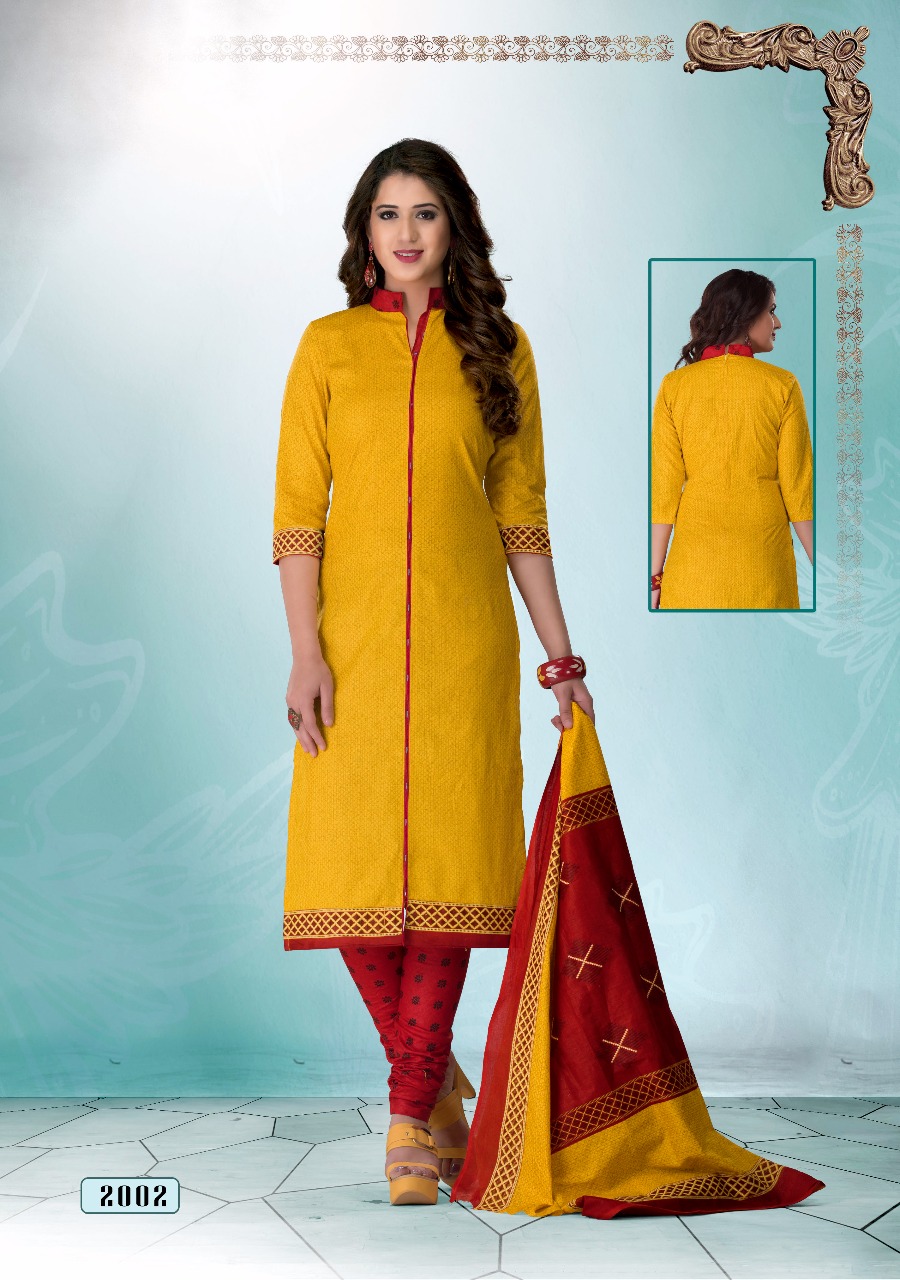 Priyanjali Vol-2 By Meenaxi 2001 To 2011 Series Colorful Beautiful Stylish Printed Casual Wear Cotton Un-stitched Dresses At Wholesale Price