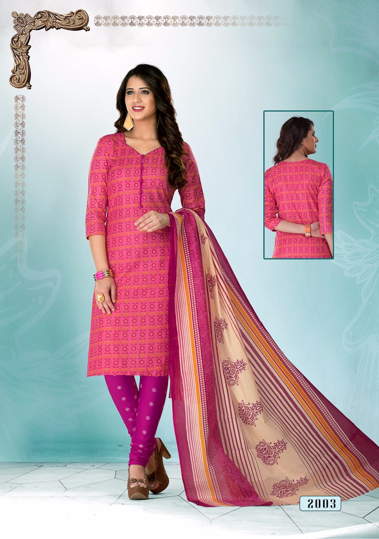 Priyanjali Vol-2 By Meenaxi 2001 To 2011 Series Colorful Beautiful Stylish Printed Casual Wear Cotton Un-stitched Dresses At Wholesale Price