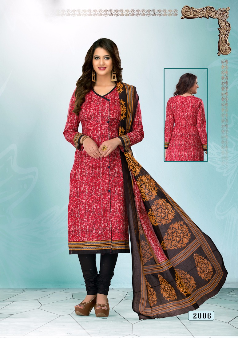 Priyanjali Vol-2 By Meenaxi 2001 To 2011 Series Colorful Beautiful Stylish Printed Casual Wear Cotton Un-stitched Dresses At Wholesale Price