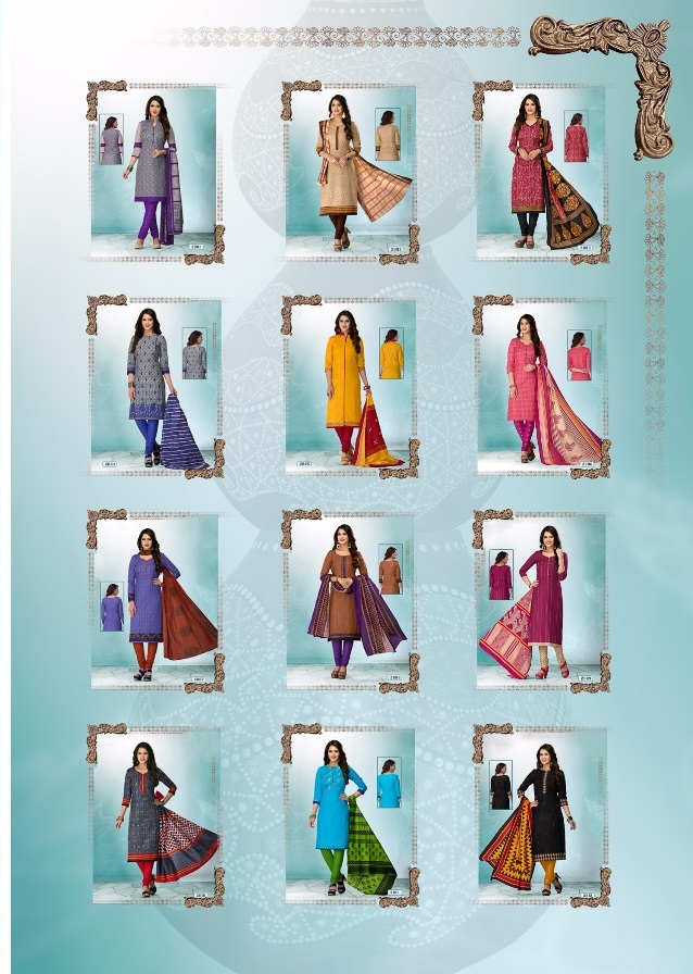 Priyanjali Vol-2 By Meenaxi 2001 To 2011 Series Colorful Beautiful Stylish Printed Casual Wear Cotton Un-stitched Dresses At Wholesale Price