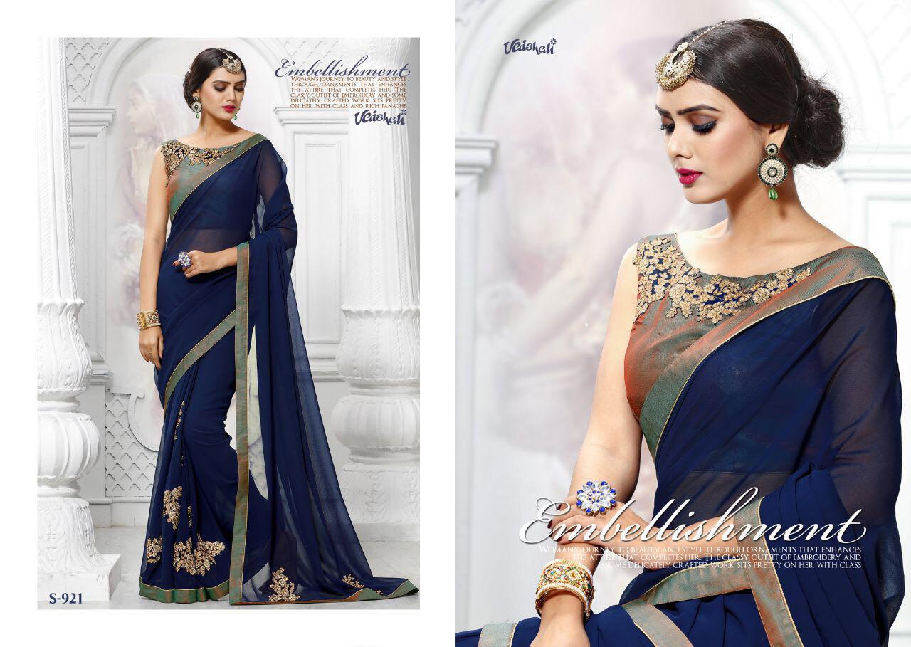 Quintessential By Vaishali Fashions 911 To 921 Series Indian Beautiful Stylish Colorful Fancy Occasional Wear & Party Wear Fancy Stance Sarees At Wholesale Price