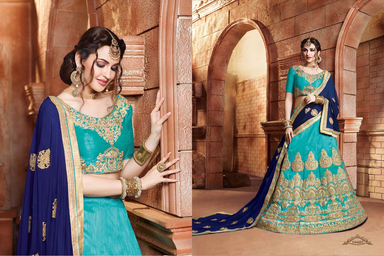 Ranisa By Riddhoo Fashion 10421 To 10432 Series Indian Designer Stylish Ethnic Wear Fancy Party Wear & Occasional Wear Silk Wedding Lehengas At Wholesale Price