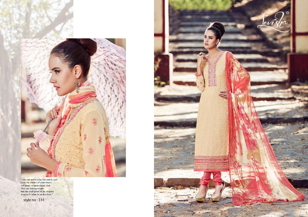 Reflection By M.pankaj Fashion 313 To 320 Series Indian Ethnic Beautiful Stylish Designer Embroidered Party Wear Georgette Dresses At Wholesale Price