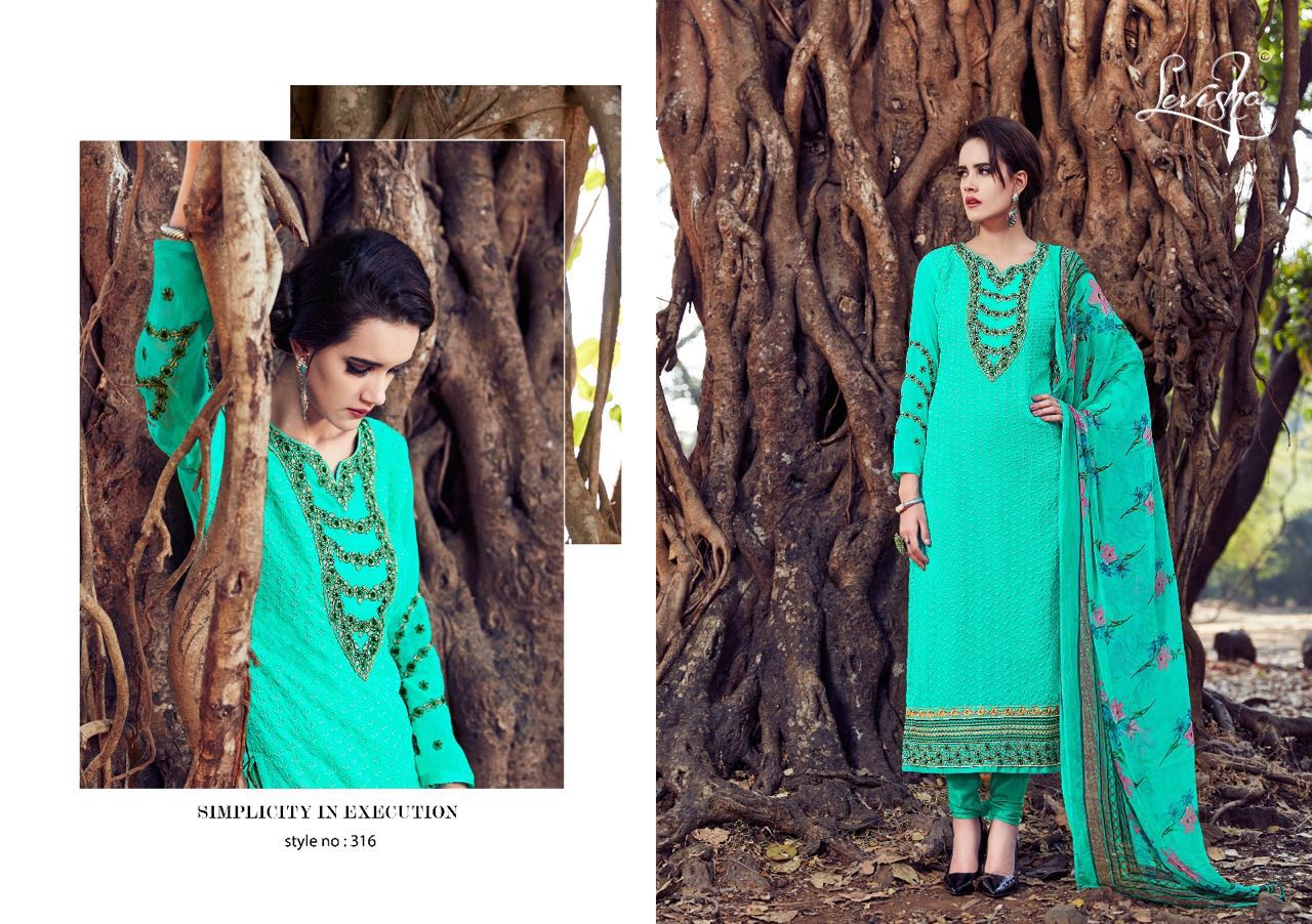 Reflection By M.pankaj Fashion 313 To 320 Series Indian Ethnic Beautiful Stylish Designer Embroidered Party Wear Georgette Dresses At Wholesale Price