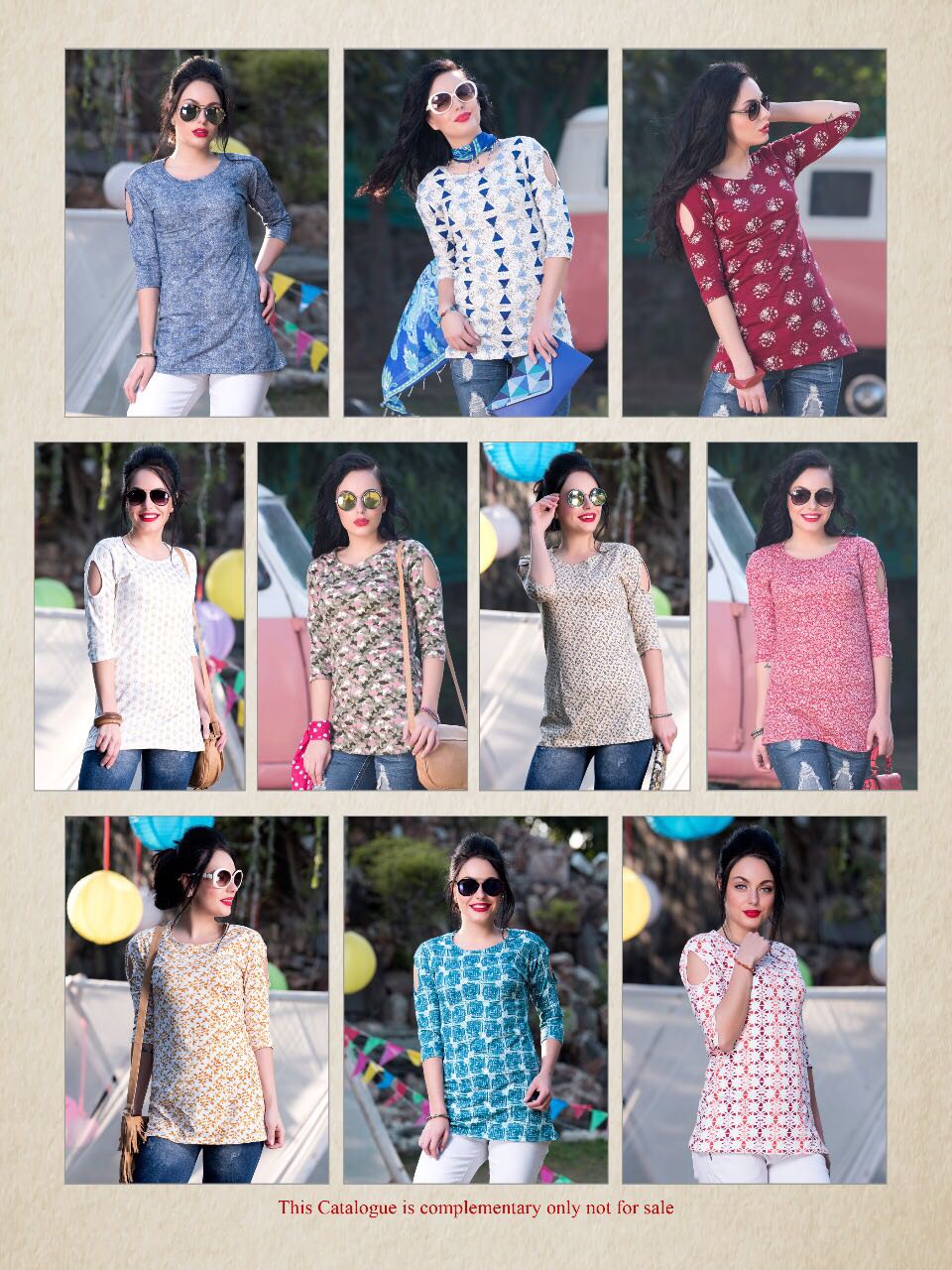 Remix Western Tops By Gati Tex Stylish Colorful Fancy Beautiful Casual Wear & Ethnic Wear Pure Cotton Lycra Printed Tops At Wholesale Price