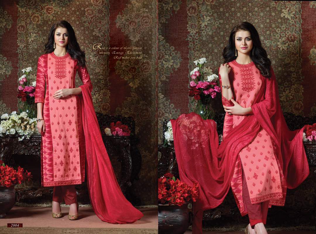 Rose 2001 Series By Rose Fashion Embroidered Stylish Fancy Pretty Party Wear Occasional Wear Casual Wear Printed Cotton Dresses At Wholesale Price