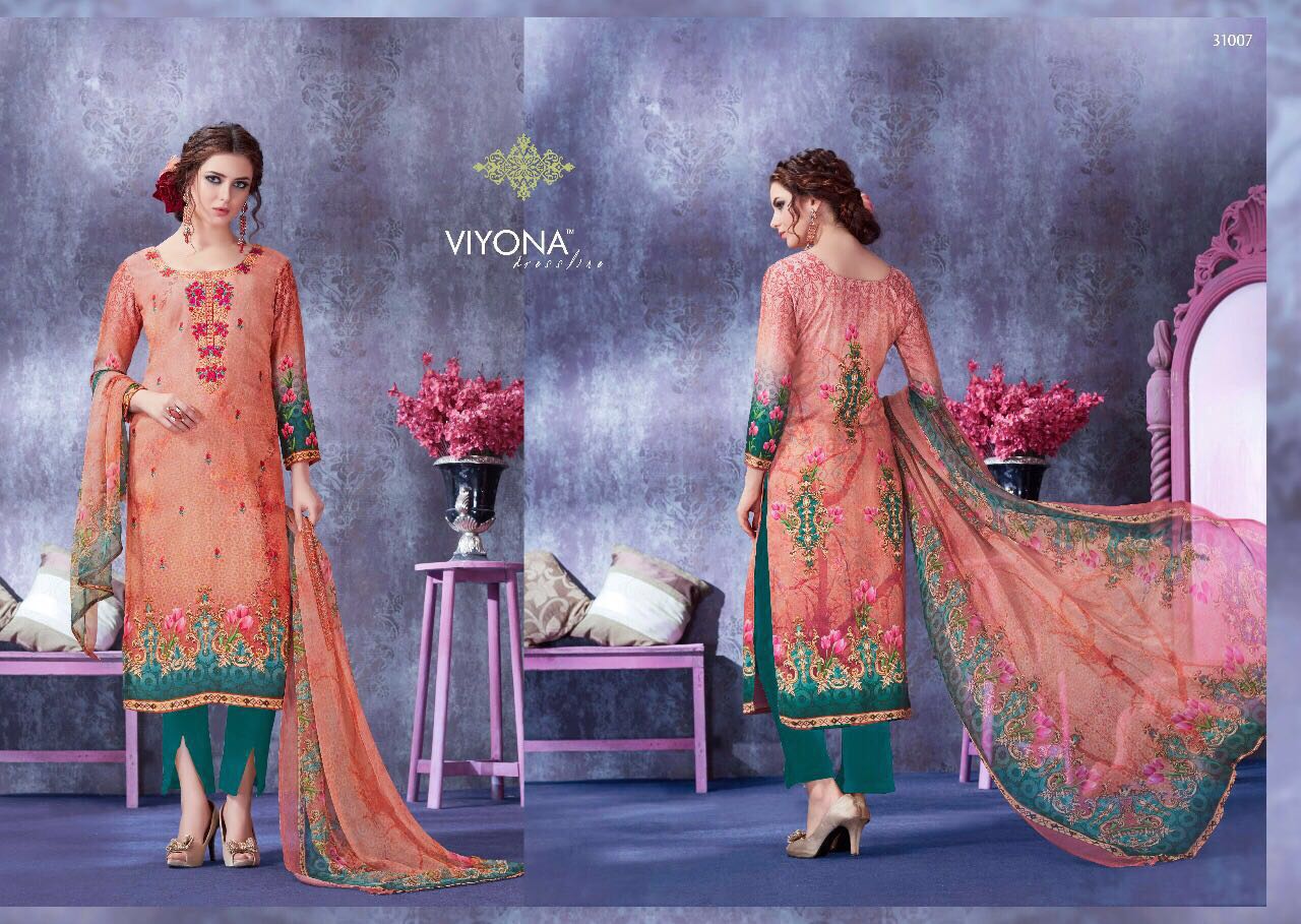 Royale By Viyona Dressline 31001 To 31008 Series Beautiful Colorful Designer Fancy Ethnic Wear & Party Wear Pure Pashmina Embroidered & Printed Dresses At Wholesale Price