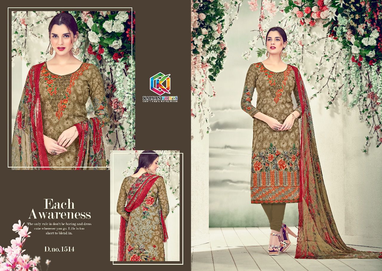 Sahida Vol-2 By Kalyan Prints 1513 To 1521 Series Pure Pashmina With Embroidery Beautiful Colorful Casual Wear & Winter Wear Printed Dresses At Wholesale Price