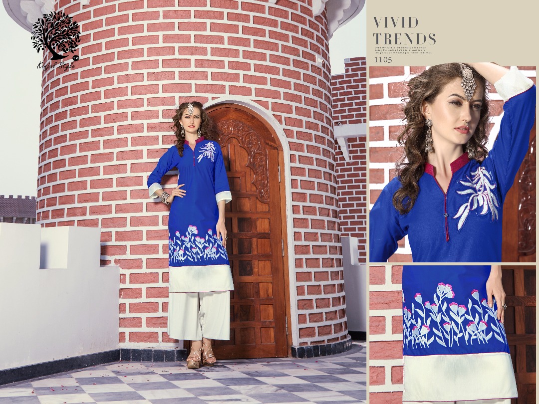 Sakhi By Kinjal Style 1101 To 1111 Series Fancy Stylish Designer Casual Wear And Occasional Wear Cotton Kurtis At Wholesale Price