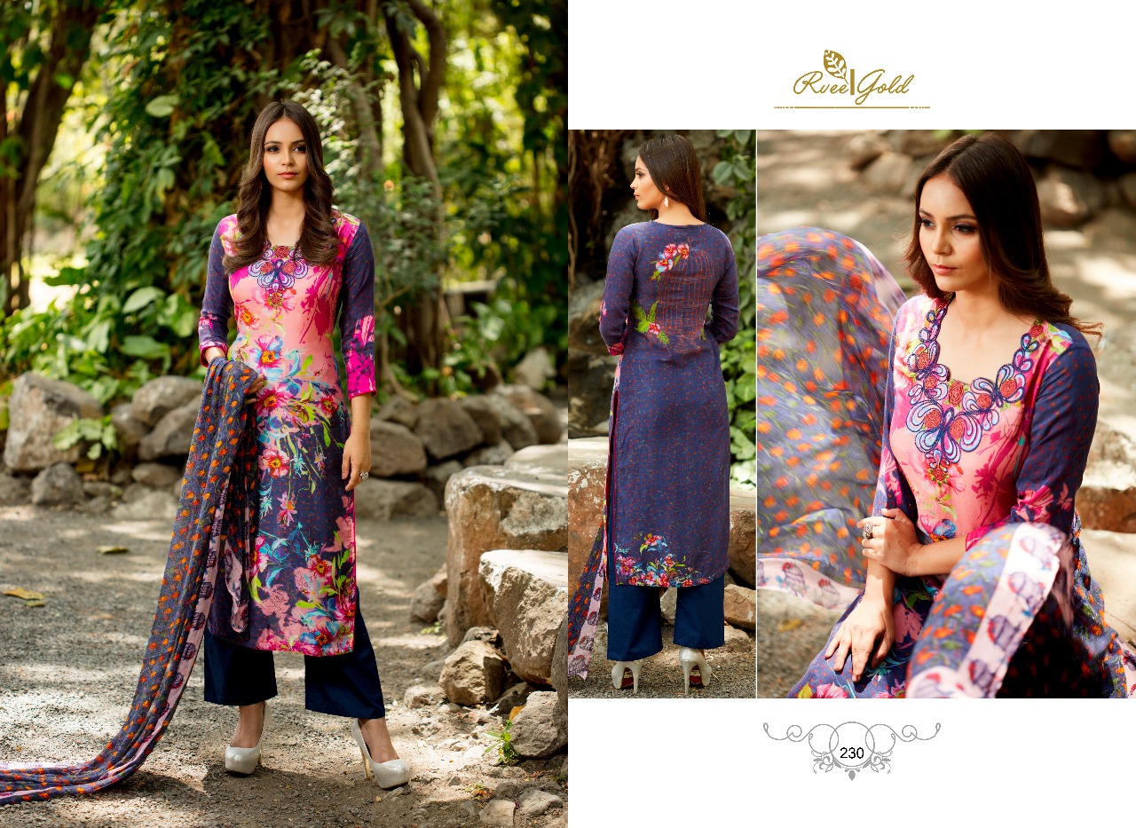 (sale)-arden By Rvee Gold 225 To 234 Series Pakistani Suits Beautiful Colorful Fancy Ethnic Wear & Party Wear Modal Silk Dresses At Wholesale Price