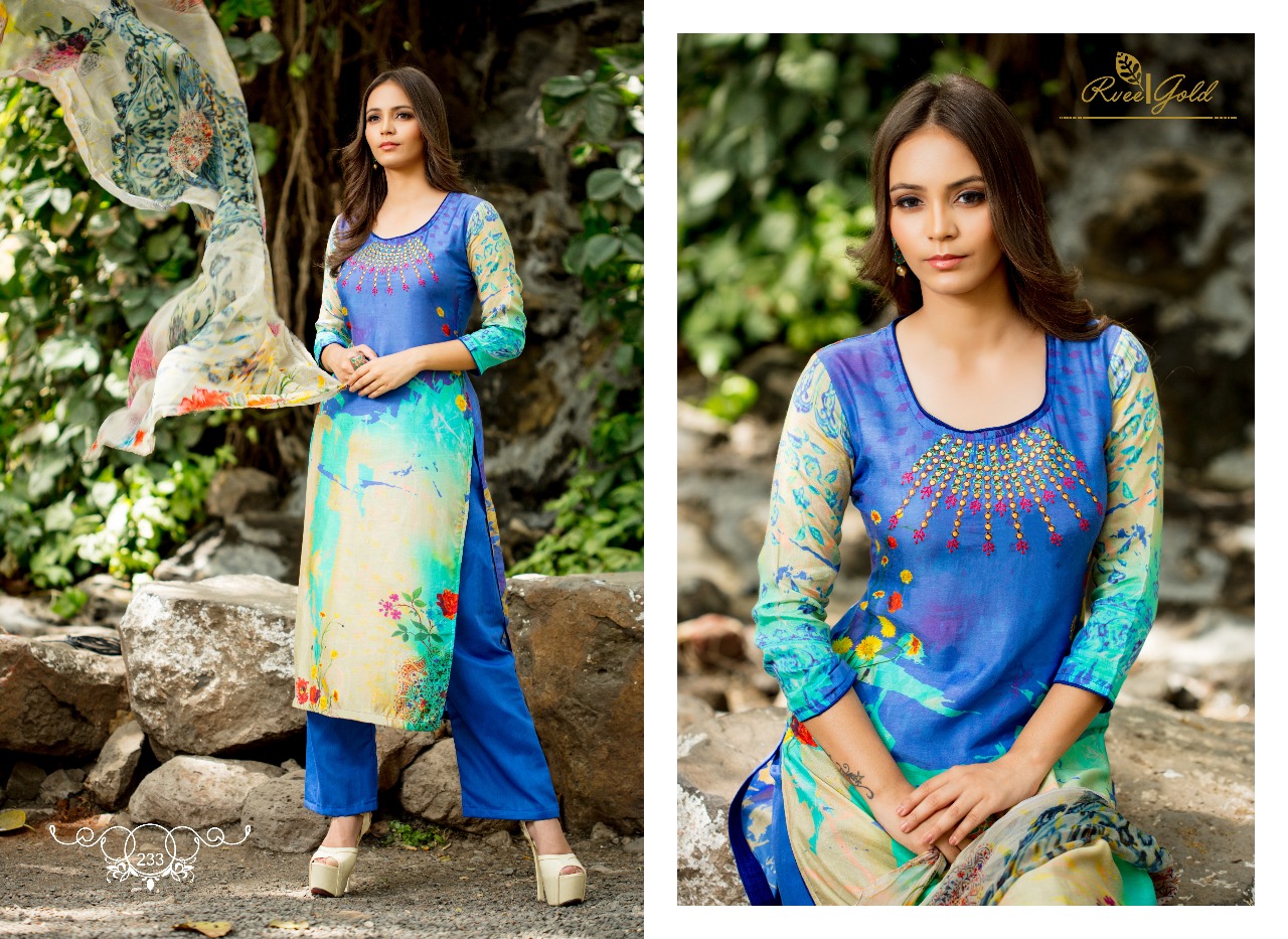 (sale)-arden By Rvee Gold 225 To 234 Series Pakistani Suits Beautiful Colorful Fancy Ethnic Wear & Party Wear Modal Silk Dresses At Wholesale Price