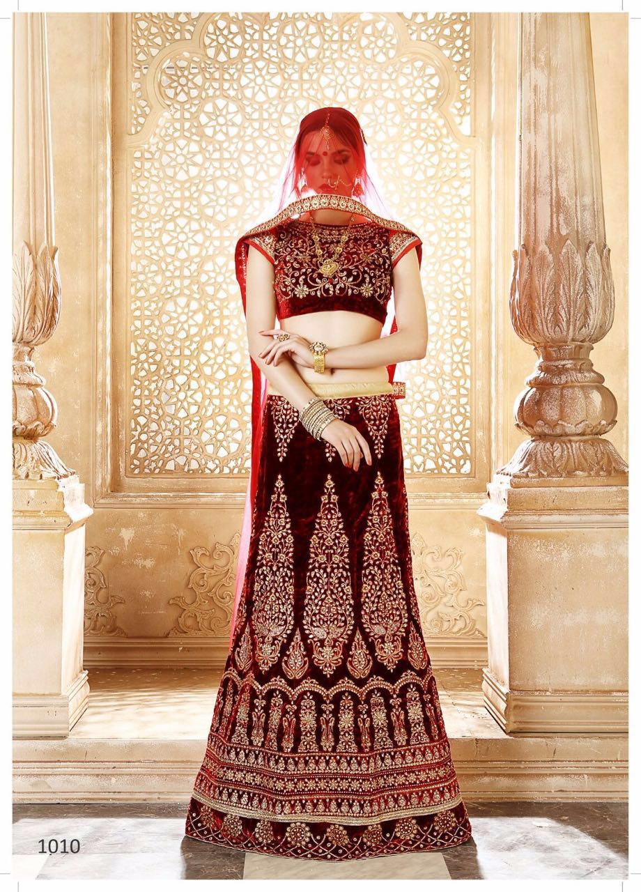 (sale)-roopvati By Kamiya Indian Traditional Beautiful Stylish Designer Embroidered Wedding Wear Lehengas At Wholesale Price