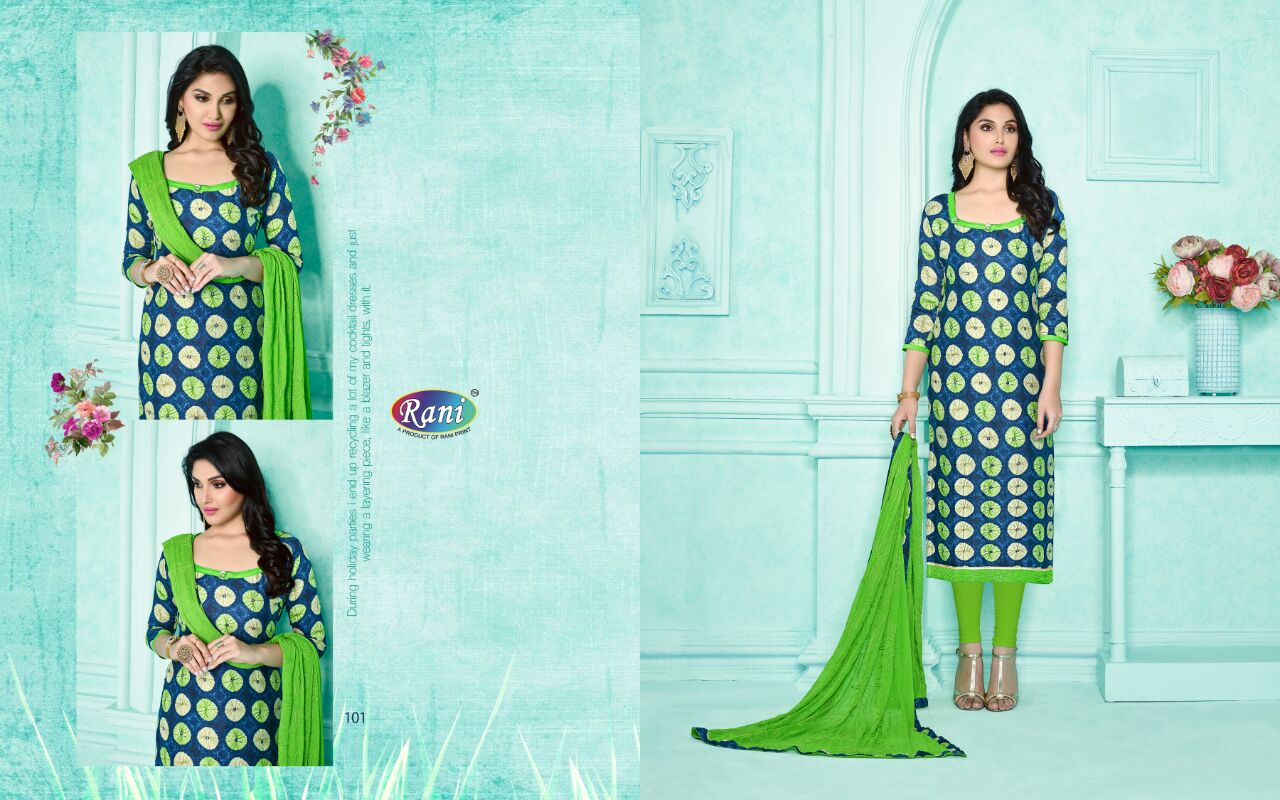 Sanskruti-1 By Rani Print 101 To 112 Series Indian Traditional Stylish Beautiful Party Wear Occasional Wear Printed Cotton Suit At Wholesale Price