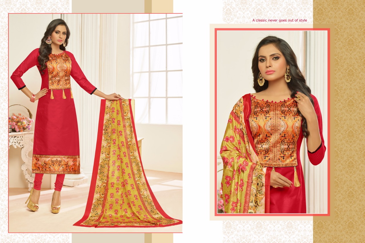 Sararara By Samaira Fashion 9000 To 9011 Series Designer Colorful Fancy Beautiful Party Wear & Occasional Wear Glace Cotton Dresses At Wholesale Price