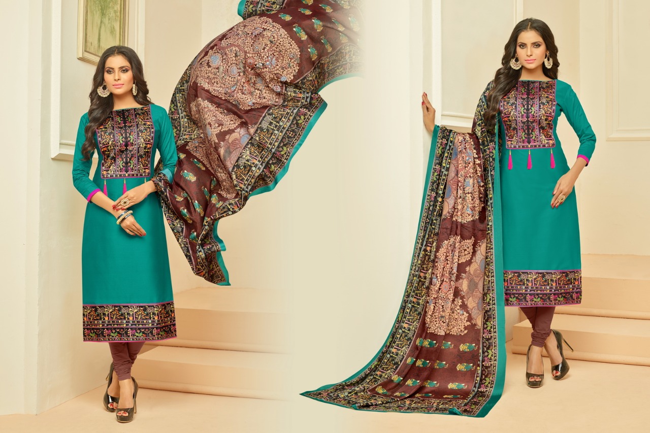 Sararara By Samaira Fashion 9000 To 9011 Series Designer Colorful Fancy Beautiful Party Wear & Occasional Wear Glace Cotton Dresses At Wholesale Price