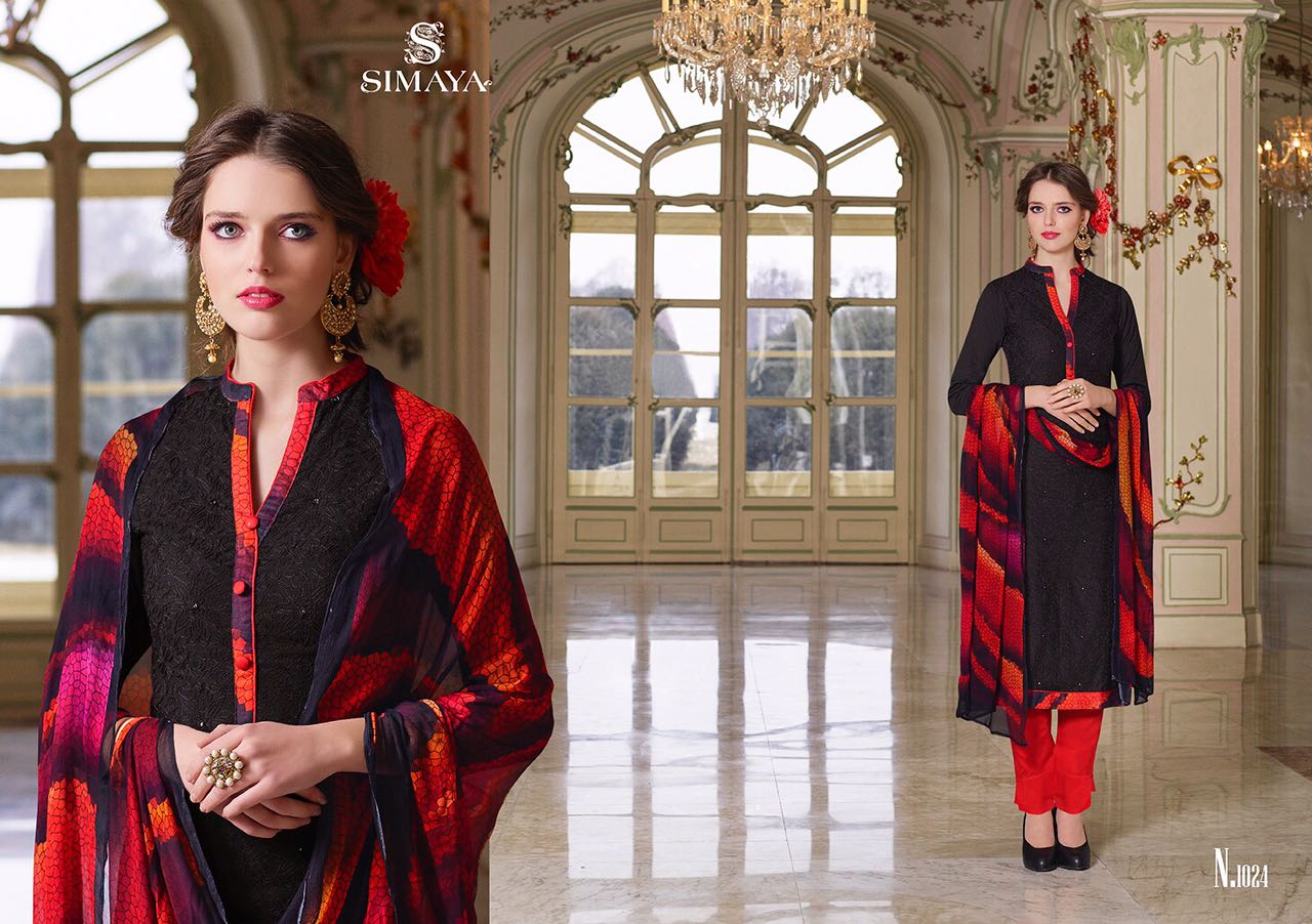 Savera By Simaya Fashions 1023 To 1034 Indian Beautiful Stylish Colourful Stylish Party Wear Casual Wear Occasional Wear Printed Silk Suit At Wholesale Price