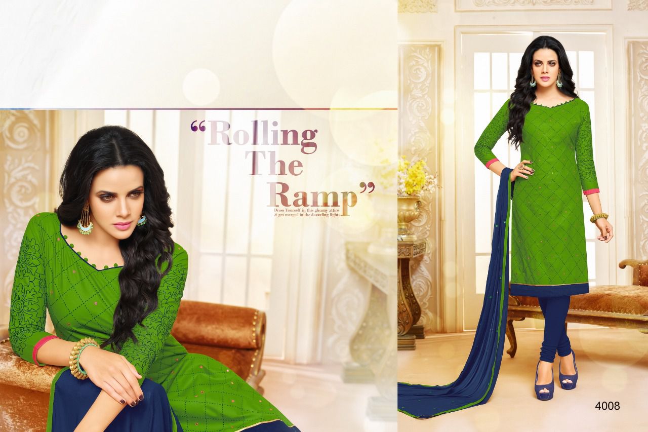 Sayra By Samaira Fashion 4005 To 4016 Series Beautiful Stylish Colorful Fancy Casual Wear & Ethnic Wear Cotton Embroidered Dresses At Wholesale Price