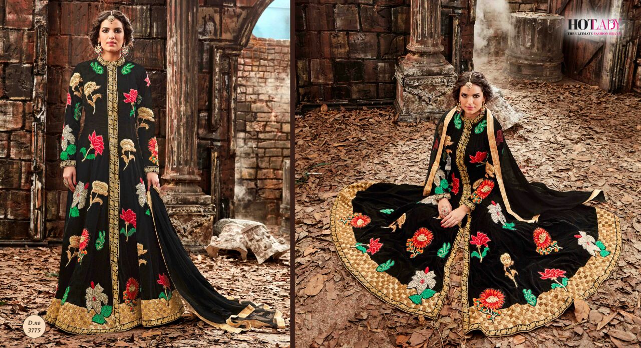 Shahana By Hot Lady 3771 To 3775 Series Beautiful Stylish Designer Heavy Embroidered Party Wear Fancy Dresses At Wholesale Price