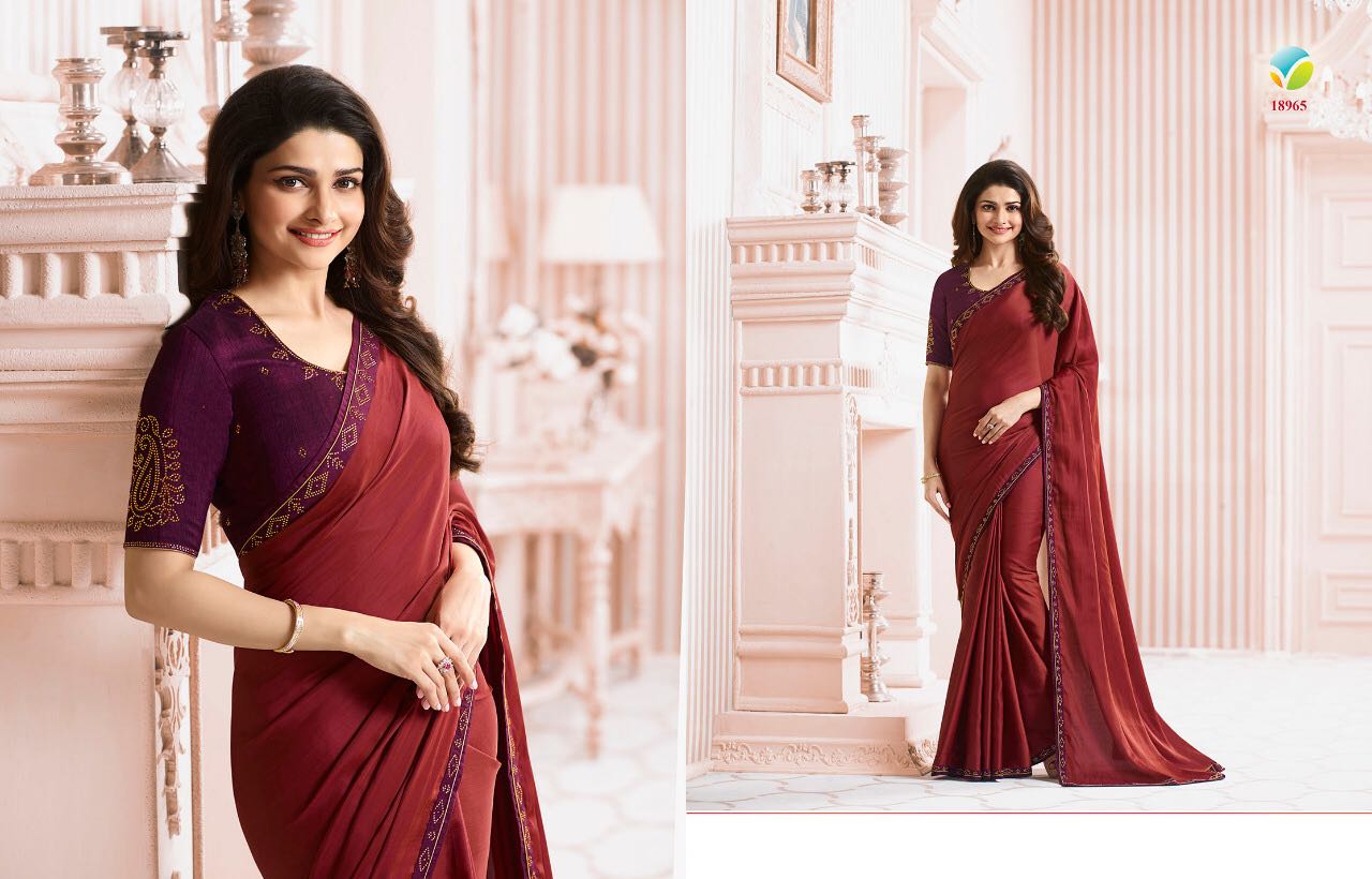 Sheesha Starwalk Vol-33 By Vinay Fashion 18961 To 18971 Series Designer Beautiful Stylish Fancy Colorful Party Wear & Occasional Wear Georgette Silk Sarees At Wholesale Price