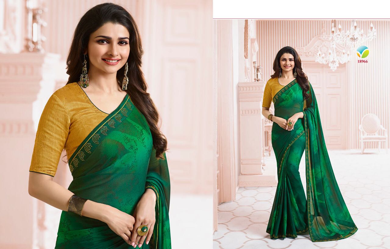 Sheesha Starwalk Vol-33 By Vinay Fashion 18961 To 18971 Series Designer Beautiful Stylish Fancy Colorful Party Wear & Occasional Wear Georgette Silk Sarees At Wholesale Price