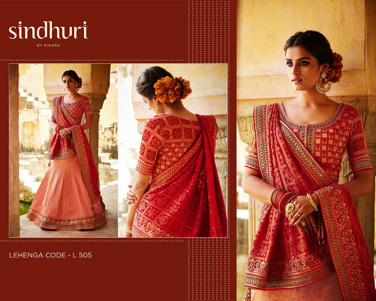 Sindhuri Vol-6 By Kimora Fashion 501 To 511 Series Indian Traditional Beautiful Stylish Designer Heavy Embroidered Party Wear Silk Lehengas At Wholesale Price