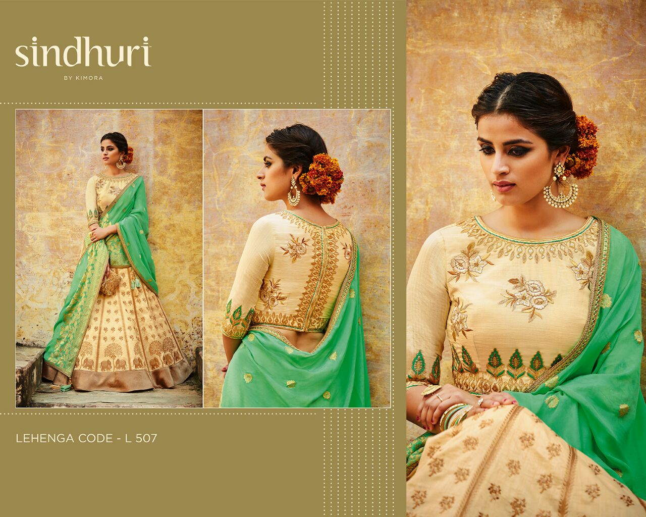 Sindhuri Vol-6 By Kimora Fashion 501 To 511 Series Indian Traditional Beautiful Stylish Designer Heavy Embroidered Party Wear Silk Lehengas At Wholesale Price