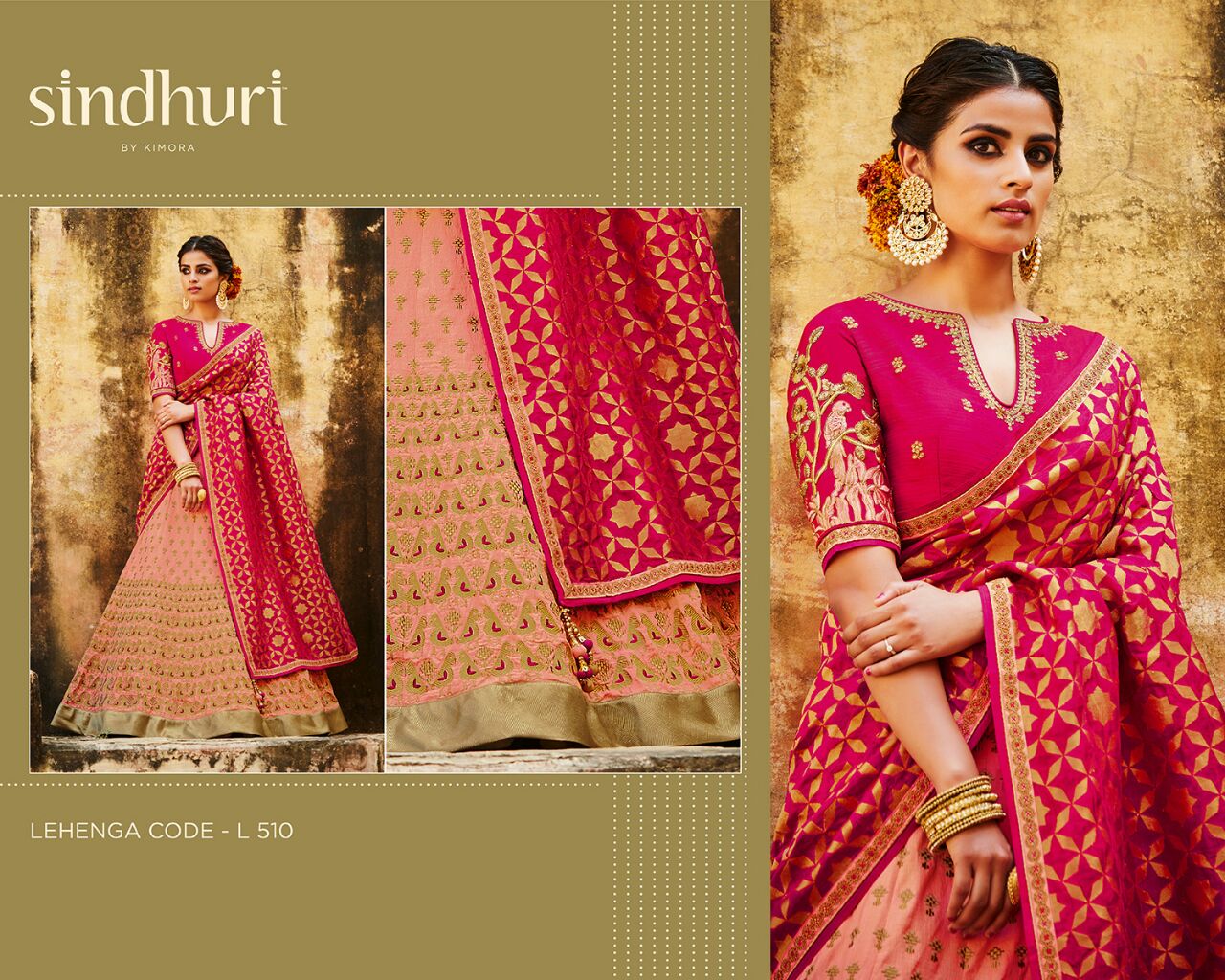 Sindhuri Vol-6 By Kimora Fashion 501 To 511 Series Indian Traditional Beautiful Stylish Designer Heavy Embroidered Party Wear Silk Lehengas At Wholesale Price