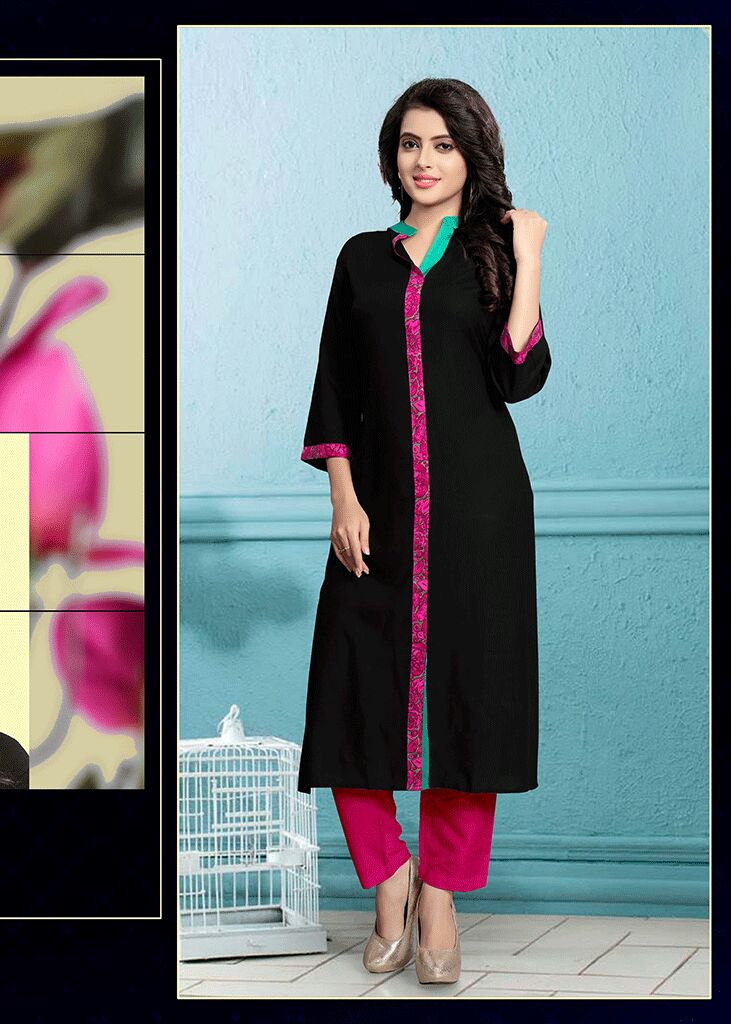 Sitka-excellence By Kaamiri 1001 To 1012 Series Stylish Beautiful Colorful Fancy Casual Wear & Ready To Wear Rayon Printed Kurtis At Wholesale Price