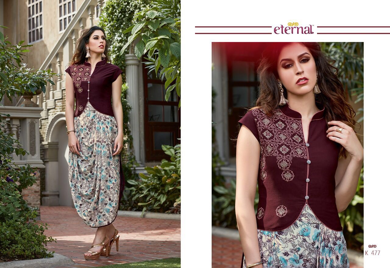 Star Light Vol-2 By Eternal 470 To 481 Series Designer Beautiful Fancy Stylish Colorful Party Wear & Ethnic Wear Georgette Kurtis At Wholesale Price